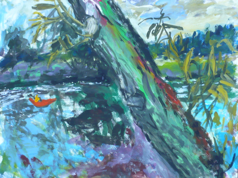 Canoe at the Warren - July 2009