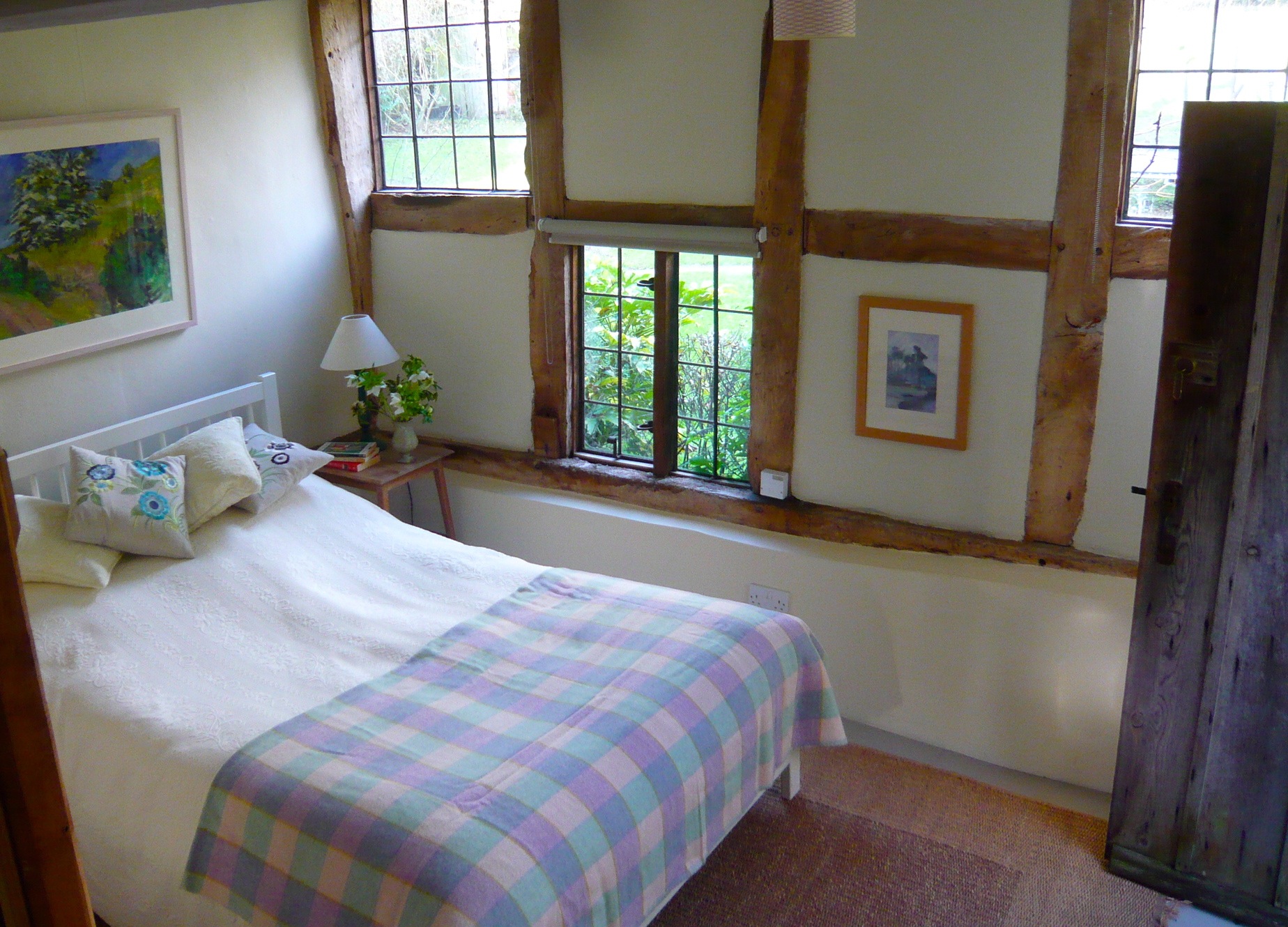 The annexe, bed area